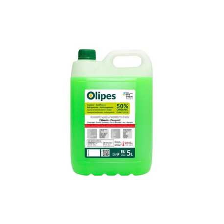 Anticongelante Olipes Biodegradable 50% Verde Manzana 5L