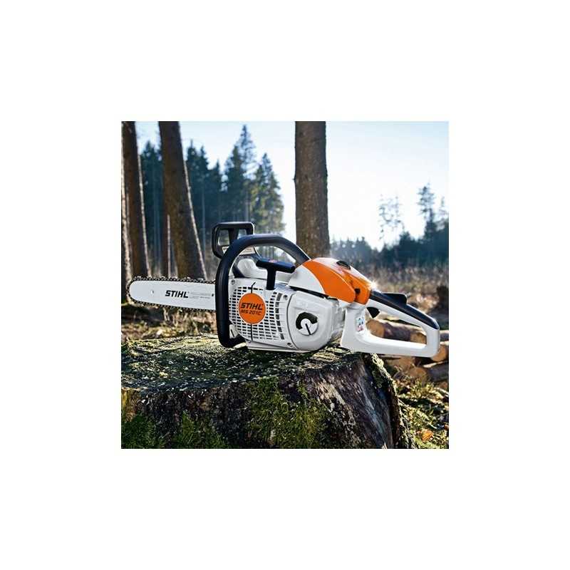 Stihl MS 201 C-M → Motosierra de poda profesional Espada de corte 35 cm  Light, 3/8 PS3 (Bajo perfil)