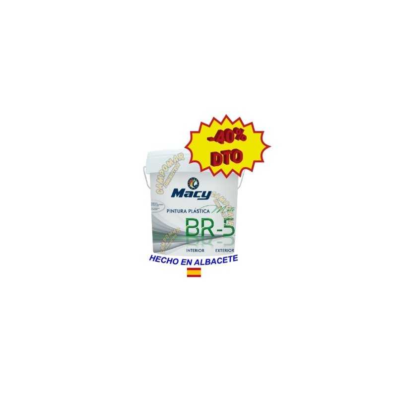 Pintura Mate blanca ecologica antimoho 4 l MACY - Ferretería