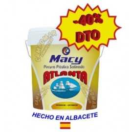 Pintura Plástica Satinado Atlanta Blanca 4 L