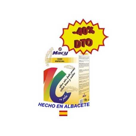 Yeso Especial Blanco Polvo Macy 1 Kg