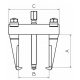 Extractor Mecánico 1020 Forza 2 Patas 260 X 250