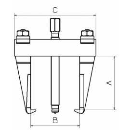 Extractor Mecánico 1020 Forza 2 Patas 260 X 250