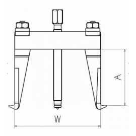 Extractor Mecánico 1020 Forza 2 Patas 260 X 250