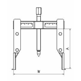 Extractor Mecánico 1750 Forza 2 Patas 145 X 140