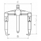 Extractor Mecánico 2420 Forza 2 Patas 305 X 165