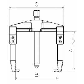 Extractor Mecánico 2420 Forza 2 Patas 305 X 165