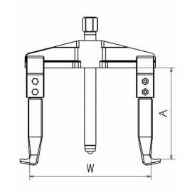 Extractor Mecánico 2420 Forza 2 Patas 305 X 165