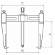 Extractor Mecánico 9120LT Forza 3 Patas 380 X 185