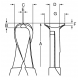 Alicate De Corte Frontal Pavonado Bahco 527D