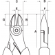 Alicate De Corte Diagonal Ergo Bahco 2101G-140IP