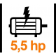 Compresor Pistón 5,5CV 270L Airum Nuair