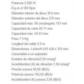 Sierra Circular HS0600 270 MM 2100W Makita