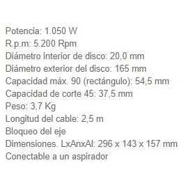 Sierra Circular HS6601 165 MM 1050W Makita