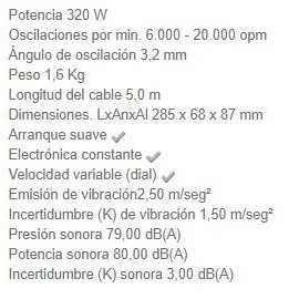 Multiherramienta TM3010CX6 250W Makita