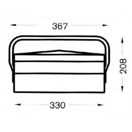 Caja Herramientas Metal Heco 102.3