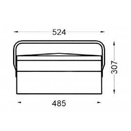 Caja Herramientas Metal Heco 102.7