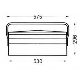 Caja Herramientas Metal Heco 108.7