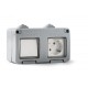 Interruptor + Base Enchufe Estanco 16A IP55 Famatel