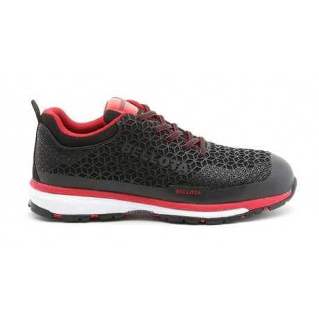 Zapato Deportivo S3 Negro-Rojo 72223 CELL Bellota