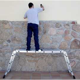 Escalera Multiuso Con Plataforma EMA-3C Coviden