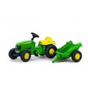 Tractor De Pedales + Remolque Infantil John Deere