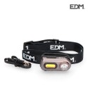 Linterna Frontal 2 Leds Recargable 400 lu EDM