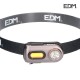 Linterna Frontal 2 Leds Recargable 400 lu EDM