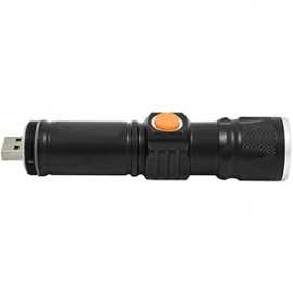 Linterna Led Recargable 5W 300 lu con USB Hepoluz