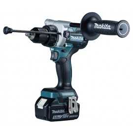 Taladro Combinado DHP486RTJ 18V + 2 Baterías 5 Ah + Maletín Makita