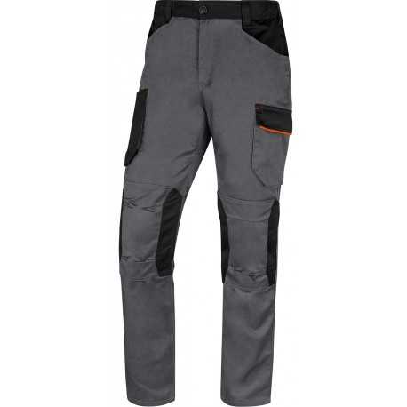 Pantalón Tergal Multibolsillos Gris/Naranja MACH2 Delta Plus