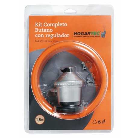 Kit Completo Butano con Regulador Hogartec