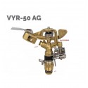 Aspersor VYR-50 Latón Sectorial Con Deflector Rosca 1/2" Macho Vyrsa