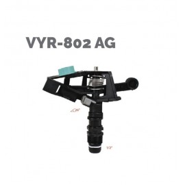 Aspersor VYR-802 Con Pala Sectorial De Plástico 1/2" Macho Vyrsa